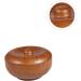 Premium Wooden Shaving Bowl with Lid | Healeeved Shaving Cup for Men | Bamboo Razor Brush Included - Perfect for Smooth Shaves - Buy Online on GoSupps.com