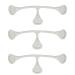 Snappi Diaper Clip for Muslin Diapers - Pack of 3 | Large & Small | Best for 0-18 Months - White - Buy Online on GoSupps.com
