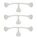 Snappi diaper clip for muslin diapers | Pack of 3 (White 2: from 18 months) 2: from 18 months White