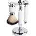 Shop BUIDI Men's Manual Shaving Set - Beard Brush Razor & Stand for Perfect Grooming - International Shipping Available - Buy Online on GoSupps.com