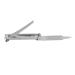 Folding Nail Clipper Stainless Steel Pattern File Nail Clipper Cutting Trimming for Salon