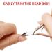 Nail Cuticle Cutter Grooming Tool Stainless Steel Finger & Toe Nail Dead Skin Cuticle Scissor Nail Clipper Nipper Manicure Tool - Buy Online on GoSupps.com