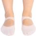 Silicone Socks 1 Pair Comfortable Convenient Foot Care Tool Breathable Washable for Home Foot(white M) - Buy Online on GoSupps.com