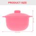 Fomiyes 2-Piece Melting Beauty Wax Bean Pot Set - Non-Stick Heating Accessories for Salon Use - Pink 14x11cm - Perfect for Women & Girls - Buy Online on GoSupps.com
