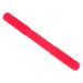 Hollow Teething Tube Baby Safe Hollow Teething Tube Toddlers Infant Soft Silicone Chew Teething Toy with Cleaning Brush (Red)