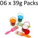 Crazy Candy Factory Paint Splash Lollipops & Sherbet Dip 06 x 39g | VIMIX - Buy Online on GoSupps.com