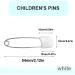 Ruidee 50 Pcs Diaper Pins Nappy Pins - White Plastic Safety Pins with Safe Locking - Buy Online on GoSupps.com