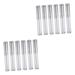 FRCOLOR 12Pcs Liquid Lipstick Mini Lip Balm Mini Lipstick Mini Containers Clear Lip Gloss Lip Gloss Lip Gloss Bottles With Wands Sample Optional mediumx2pcs silverx2pcs