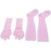 Silicone Gel Spa Socks 2 Pairs Moisturizing Gloves Socks Set for Repairing Softening Dry Cracked Hand Feet Extended Silicone Moisturizing Gloves Socks (1) - Buy Online on GoSupps.com