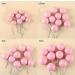40 PCS Mini Balloon Cake Topper DIY Cake Balls Decorations for Birthday and Anniversary (pink and white) - Buy Online on GoSupps.com