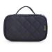 ONEGenug Double Layer Makeup Bag with Mirror - Stylish Black Cosmetic Bag for Women | 20x12x8 cm | International Shipping Available - Buy Online on GoSupps.com