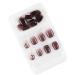 dijiusidy False Nail Fashionable Various Shapes Fingernail Full Coverage Strong Viscosity Adjustable Paster for Manicure Art 6 F741 6 1 count (Pack of 1)