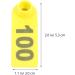 Balacoo 100pcs Sheep & Cattle Ear Tags - Durable Animal Identification & Livestock Number Tags - Buy Online on GoSupps.com