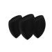 3 Pieces Small Mini Makeup Sponge Beauty Egg Beauty Powder Puff Foundation Concealer Cosmetic Professional Makeup Tool (Black)
