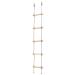 Climbing Rope Ladder for Kids, Tree House Ladder, Ninja Warrior Obstacle Course Attachment,Outdoor Playground Accessories, Jungle Gym Obstacle Slackline Training Equipment, Playground for Ultimate Fun