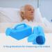 Male Portable Urinal 1L Blue Home Urinal Potty Thick Firm Urine Bottle with Lid Portable Men Urinal Pee Bottles for Outdoor Camping Travel - Buy Online on GoSupps.com