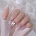 Temperament Enhancement Nail Patch Hand-Customized Nail Dressing Summer New Little red Book Love Bow Pink Glitter Fake Nails Detachable (10-Piece Pack) (Size : S) Small - Buy Online on GoSupps.com