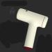 Deep Tissue Fascia Gun - Silent Electrical Massage Device for Muscle Relaxation | 5 Adjustable Settings | Physiotherapy Impact Tool (Black/White) - Buy Online on GoSupps.com