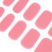 DANNI & TONI 28 Stickers Semi Cured Gel Nail Polish Strips Gel Nail Stickers Solid Colour(Sweet Divine) Pink Salon-Quality Gel Nail Polish Strips Manicure Stickers Set Sweet Divine a