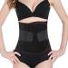 DGXINJUN Women's Adjustable Waist Trimmer Belt Body Shaper Back Brace Postpartum Recovery Invisible Support Black US / M (Asia Tag L) Black