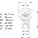 Plastic Fuselage Pump Connection Hose - 11 4-Inch White Hose Accessories for Optimal Performance - International Shipping Available - Buy Online on GoSupps.com