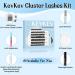 DIY Lash Extension Kit - 84 Pcs Cluster Lashes with Bond, Seal, Remover & Applicator - Cirrus D-8-16mix - Buy Online on GoSupps.com