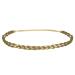 Mia Thin Braidie  Braided Synthetic Hair Headband on Elastic Rubber Band Hair Accessory for Women  Teens  Girls  Work - Blonde