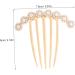 IWOWHERO Bridal Hair Accessories Pearl Hair Comb Girl Hair Accessories Hair Combs for Women Accessories Hair Comb Clip Hair Side Comb Rhinestones Small Drill Hair up Korean Version Alloy - Buy Online on GoSupps.com