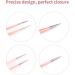 FADLASH Fiber Tip Straight Tweezer - Pink Eyelash Extension Tool for Isolating & Picking Up Single Lashes - Buy Online on GoSupps.com
