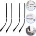 Buy PopetPop 2 Pairs of Glasses Legs | Replacement Bar & Hinge for Men & Women | Metal Black Glasses Accessories - Buy Online on GoSupps.com