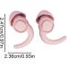 Earplugs for Snoring Blocking - Reusable Ear Plugs for Sleeping Portable Calm Ear Plugs for Family Friends Colleagues Rowces Light Pink - Buy Online on GoSupps.com