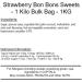 Strawberry Bonbons 1 Kilo Bag - Buy Online on GoSupps.com