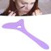 LANTRO JS Eyeliner Stencil for Perfect Eye Makeup Non Slip Handle Multi Use Portable Mascara Lipstick Drawing Aid Makeup Applicator Tool for Makeup Artist(Purple)