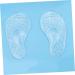 NOLITOY Silicone Half Shoe Pads - Comfortable Insoles for High Heels | 2 Pairs Transparent Heel Grips & Inserts (13x6.5cm - Buy Online on GoSupps.com