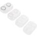 Healvian 16-Piece Mini Contact Lens Holder Case Set - Clear Storage Containers for Travel & Everyday Use - Buy Online on GoSupps.com