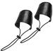 NOLITOY 2 Pairs Heel Protector Shoe Bottom Protector Heel Guards for Shoes Heel Guards for Womens Shoes Boot Guard High Heels Boots for Women Rubber Men and Women Heel Pad Leather Unique