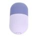 Silicone facial treatment to relieve edema massage device eye roller lightening tightening of the skin relief of bruises sore muscles ice facial role (new purple)