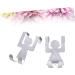 Alipis 4 Pcs Stainless Steel Hooks Cabinet Hooks Door Hook Door Hanger Stainless Steel Door Rag Door Back mediumx2pcs As Shownx2pcs - Buy Online on GoSupps.com