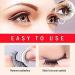 Kaylash Reusable Self Adhesive Eyelashes - 3 Pairs 3D Thick Natural Lashes | Waterproof & Stable - Buy Online on GoSupps.com