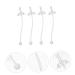 Buy Mikinona 4-Piece Silicone Straw Set for Baby Milk Bottles - Durable Long-Lasting Water Exit Straws for Easy Drinking | International Shipping Available - Buy Online on GoSupps.com