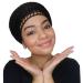 Tubi RD Dominican Tubi Wrap or Doobie Cap Nylon Made Negro  One Size