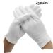 jojofuny 24 Pairs Industrial Honor Guard Gloves Laboratory Gloves Household Gloves Mermaid Party Decorations Parade Gloves Raffia Lampshade Cup Hook Handling Gloves White Spa Work Medical - Buy Online on GoSupps.com
