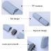 3 Pcs Portable Travel Toothbrush Case - Plastic Covers for Toothbrush and Toothpaste - Ideal for Travel, Camping, and Business - Buy Online on GoSupps.com