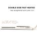 Premium Titanium Flat Iron Hair Straightener - Ultra Thin Double-Sided Fast Heating Dual Voltage - Perfect for Straightening & Curling - Ideal Gift for Women - Buy Online on GoSupps.com