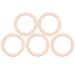 20 Pieces Natural Wooden Teething Rings | Unfinished Baby Toys | DIY Teether Circles (70mm) - Safe & Non-Toxic - Buy Online on GoSupps.com