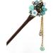 minkissy Vintage Hair Stick Vintage Hair Clips Wedding Hair Accessories Blue Hair Clip Prom Hair Pieces Hair Bun Stick Picks Hair Chopsticks Traditional Hair Stick Retro Hair Stick - Buy Online on GoSupps.com