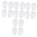 16 Pcs Palm Rest Toe Protectors for Sandals Self-Adhesive Sandals Insoles Shockproof Silicone Insoles Washable Forefoot Pad Insoles for Sandals Shoe Cushion for Sandals