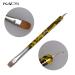 KADS 2pcs Kolinsky Sable Brush Set for French Manicure & Nail Art - Professional Acrylic Clean-up & Dotting Pen - Buy Online on GoSupps.com
