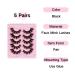 Shop Laoya Boho Cat Eye False Eyelashes | 5D Volume Wispy 17mm Strip Lashes - 5 Pairs Pack for Natural Look | Best International Shipping - Buy Online on GoSupps.com