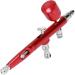 Airbrush Kit with Portable G1/8 DIY Paint Spray for Makeup Nail Art Tattoo Lightweight and Easy to Carry (AR180 red) - Buy Online on GoSupps.com